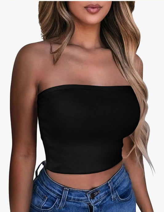 Women's Tube Top Black