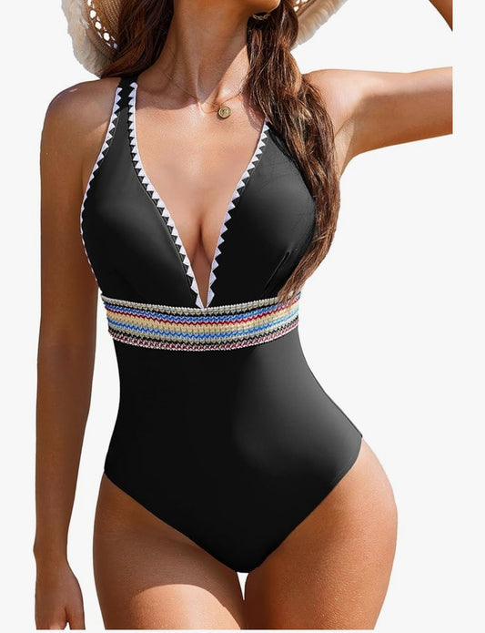 Women's Tummy Control One Piece Swimsuit