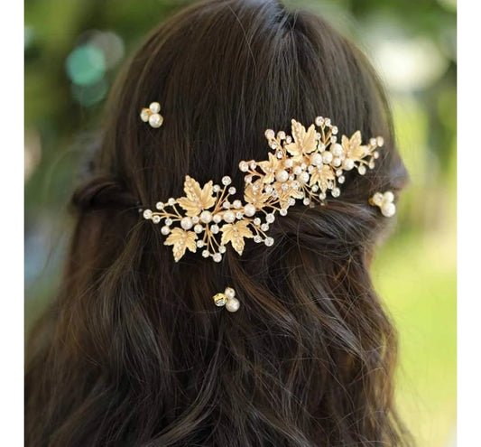 Bridal Hair Piece- 2 pack