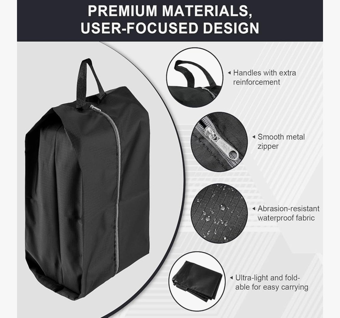 Shoe Bags for Travel- 4 Pack