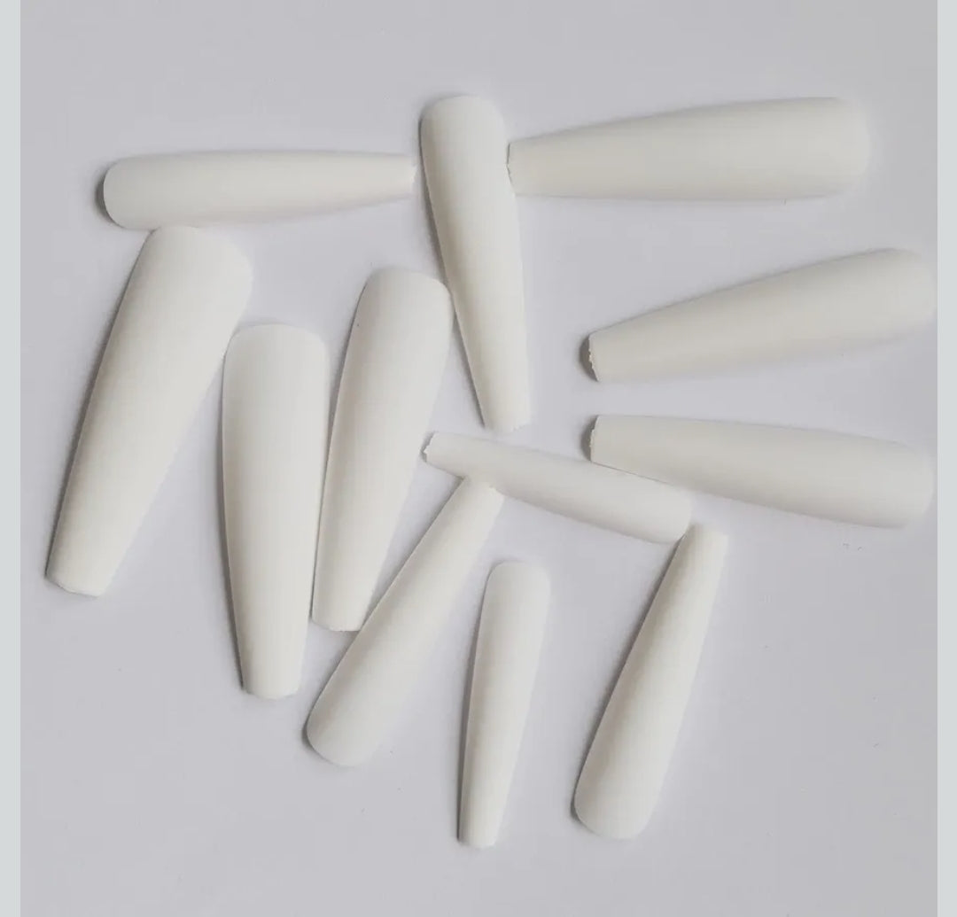 Coffin Nails-White- 600 count