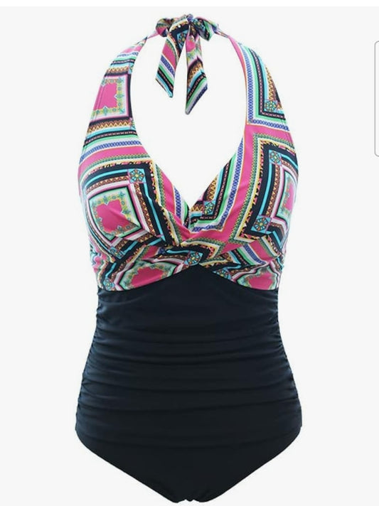 Women's Retro One Piece Swimsuit