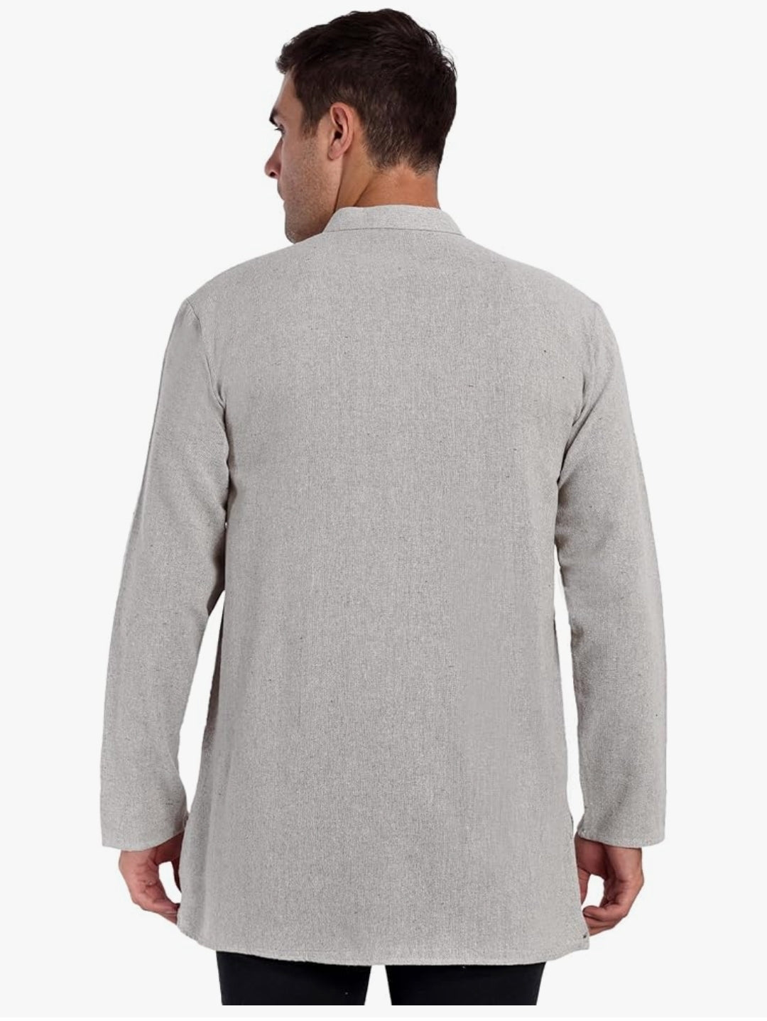 Men's Handloom Cotton Kurta Henley