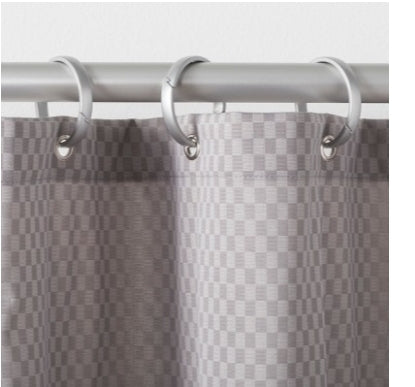 Rust Proof Aluminum Hinged Shower Curtain Rings