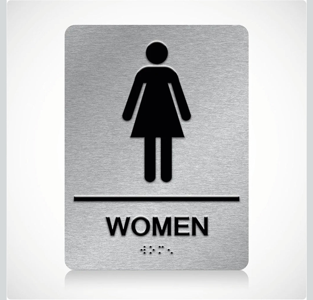 Women's Restroom Sign for Business