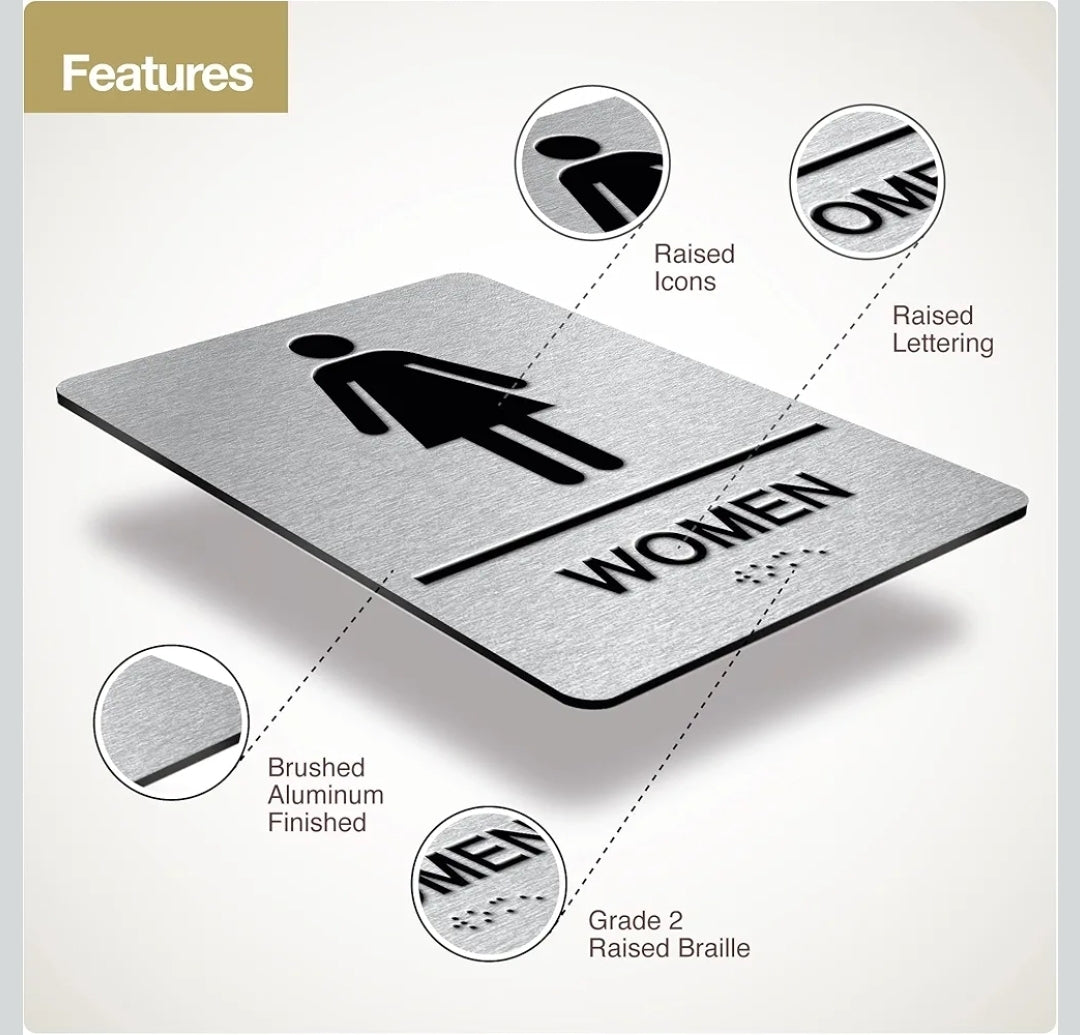 Women's Restroom Sign for Business