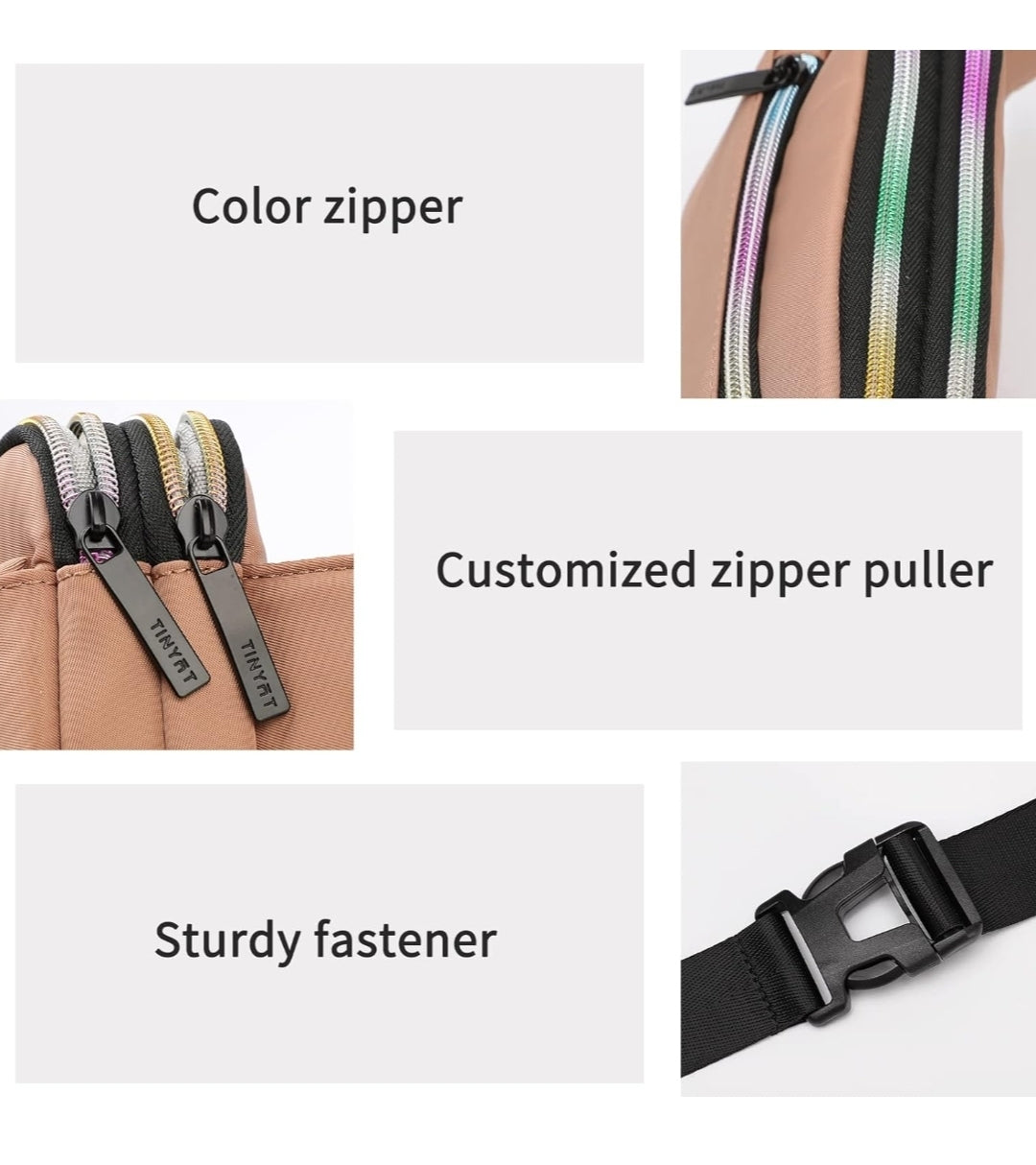 Women's Crossbody Sling Bag- Brown