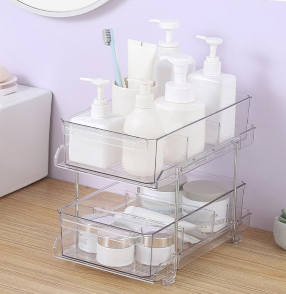 2 Tier Under Cabinet Pull out Storage