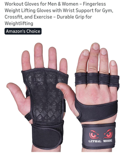 Workout Gloves for Men or Women