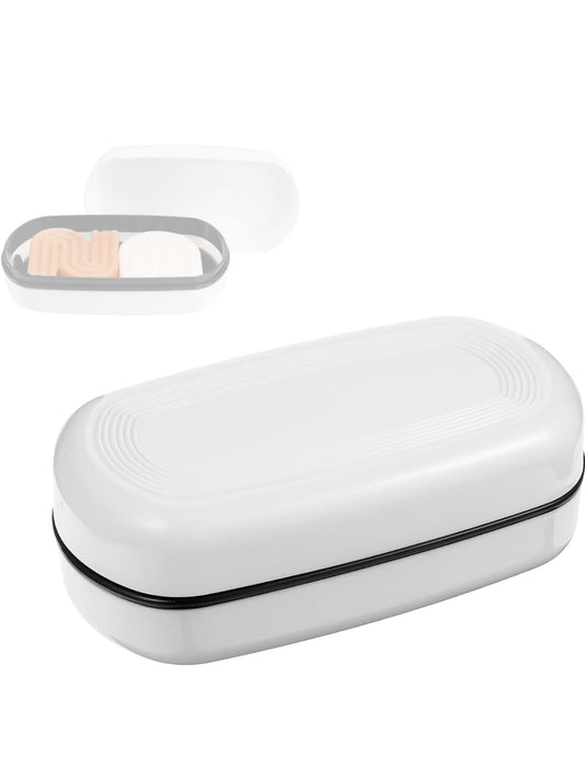 Plastic Soap Dish- White