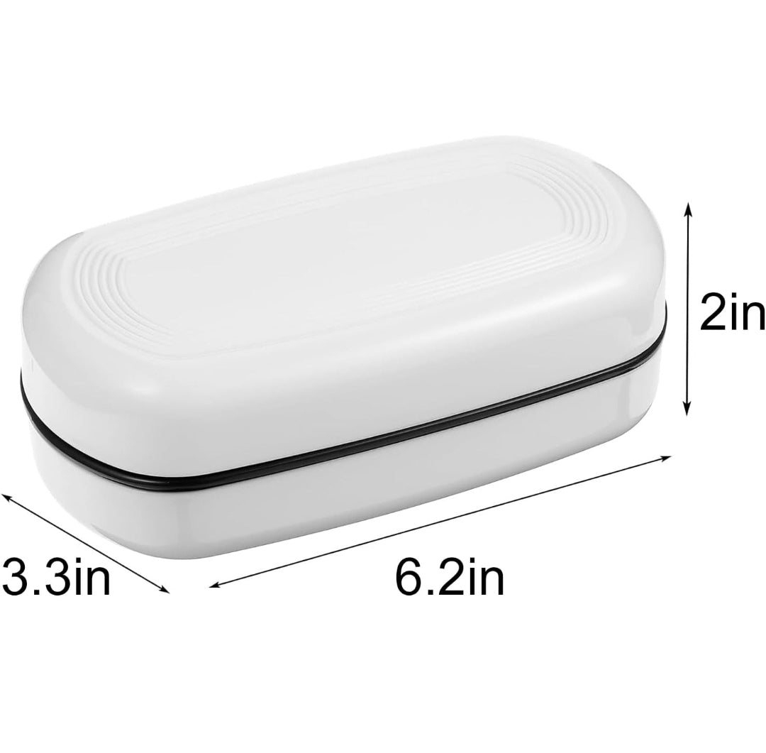 Plastic Soap Dish- White